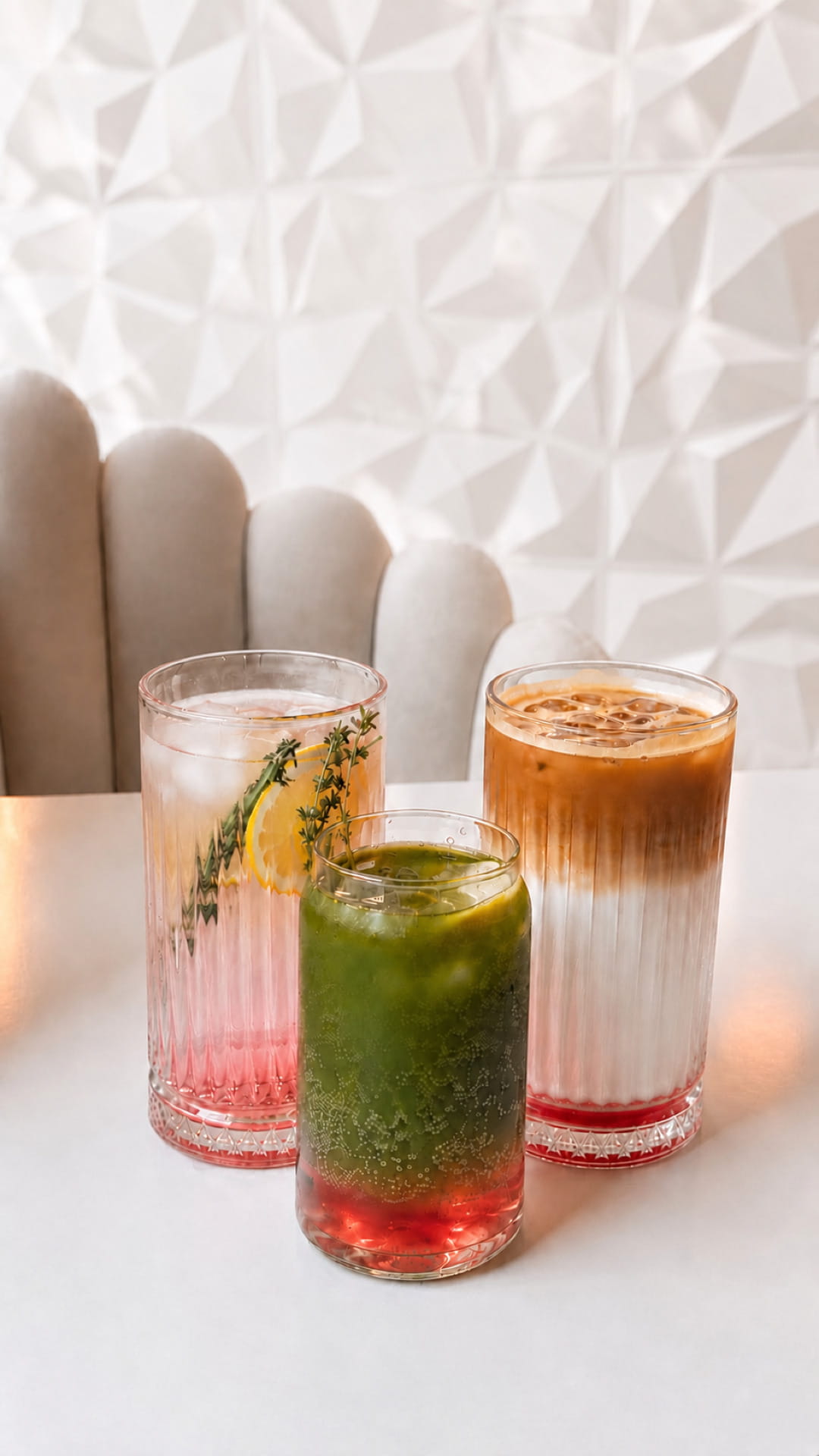 Coffee, matcha, and more