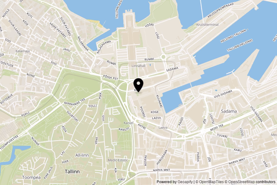 Map showing LoveCoffee